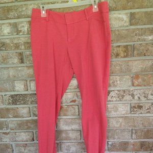 Old Navy Coral Pixie Ankle Skinny Pants size 8
